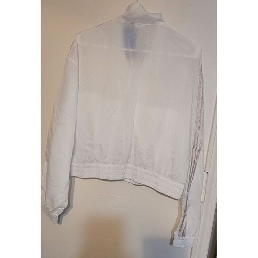 adidas Original Windbreaker Full zip stand-up collar JACKET Women's Size M  $100